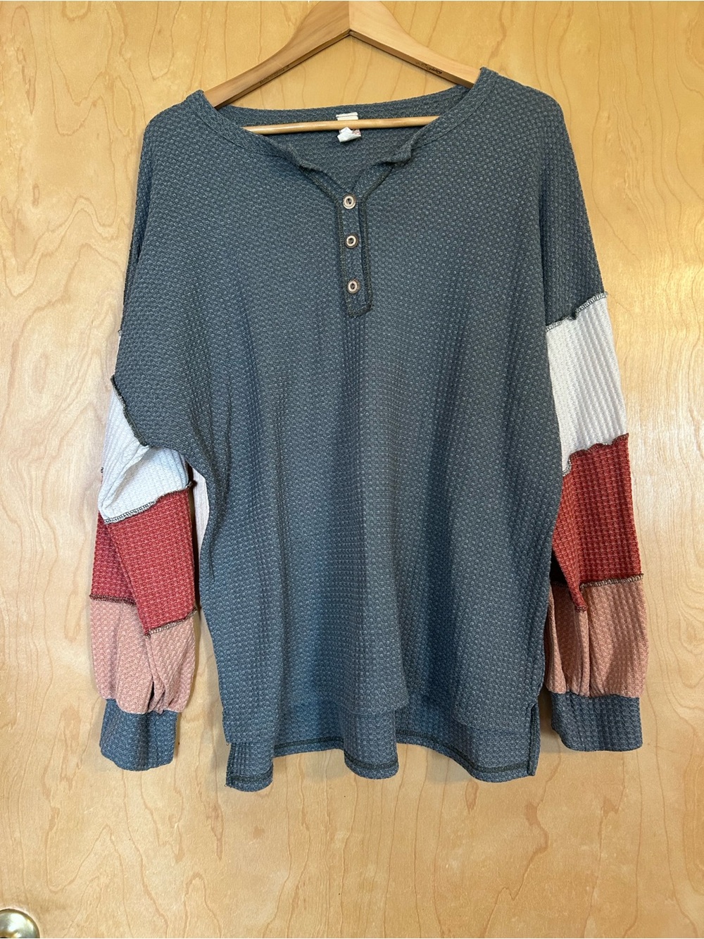 7th Ray Waffle Knit Top